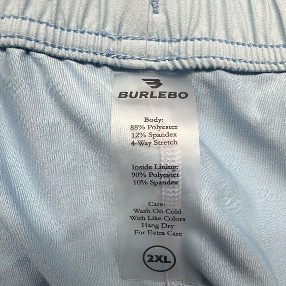 Burlebo Swim Trunks Mens 2XL Bandana Print 4 Way Stretch 6.5" Inseam Quick Dry - Picture 3 of 11